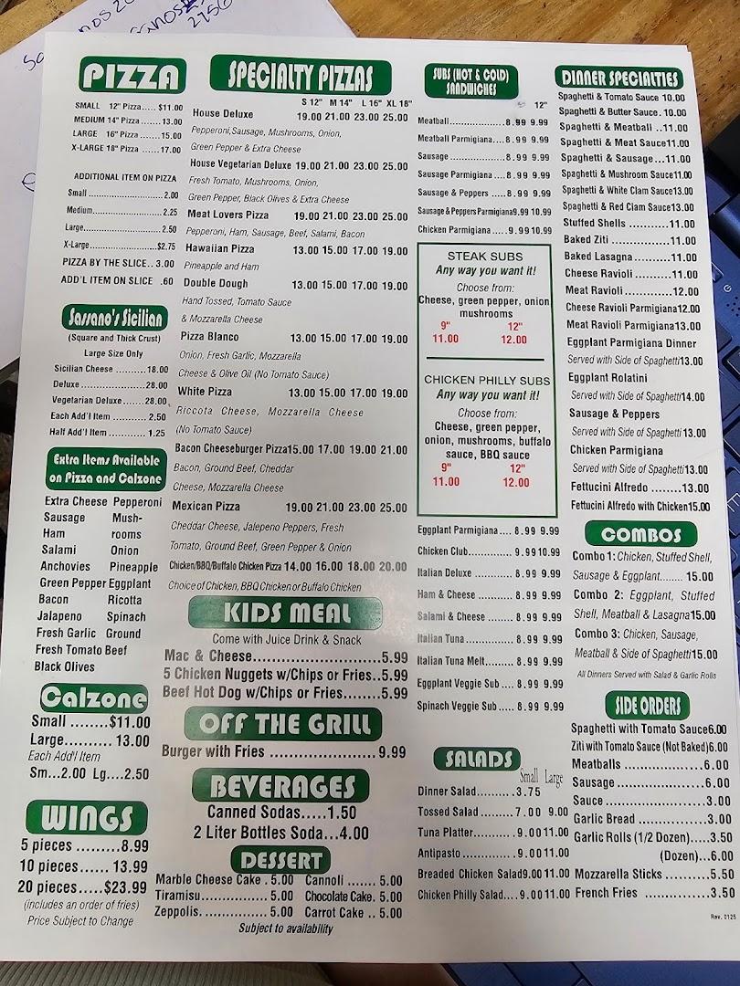 Sassano's Pizza